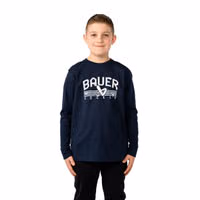 Bauer S26 ICICLE LS GRAPHIC TEE Youth T-krekls