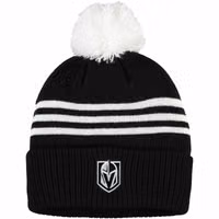 Adidas 3Stripe Cuffed Pom Vegas Senior Beanie
