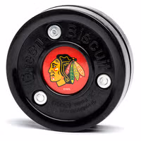 Green Biscuit NHL Chicago Black Hawks Puck