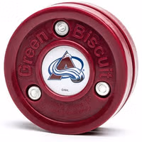 Green Biscuit NHL Colorado Avalanche Puck