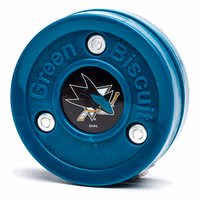 Green Biscuit NHL San Jose Sharks Puck