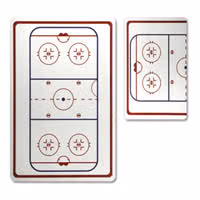 Blue Sports Pocket Size Board 15cm x 10cm Tactics Board