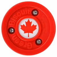 Green Biscuit Olympic Canada Puck