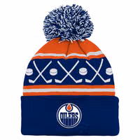 Adidas S24 FaceOff Oilers Junior Beanie