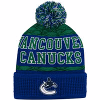 Adidas S25 Puck Pattern Canucks Junior Beanie