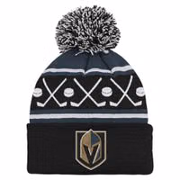 Adidas S25 FaceOff Golden Knights Youth Beanie
