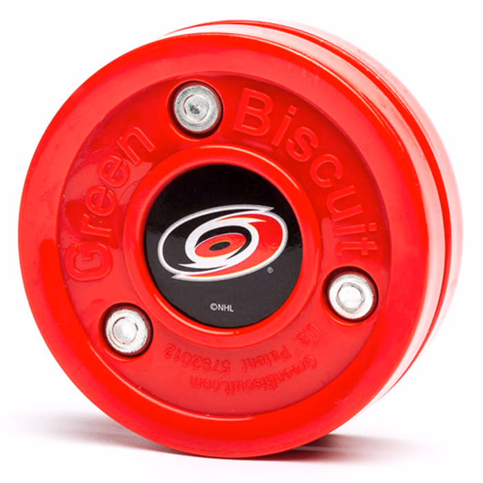 Green Biscuit NHL Carolina Hurricanes Puck