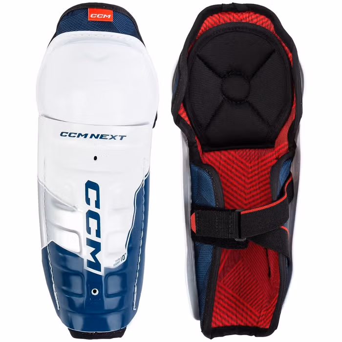 CCM S23 NEXT Youth Ice Hockey Shin Guards
